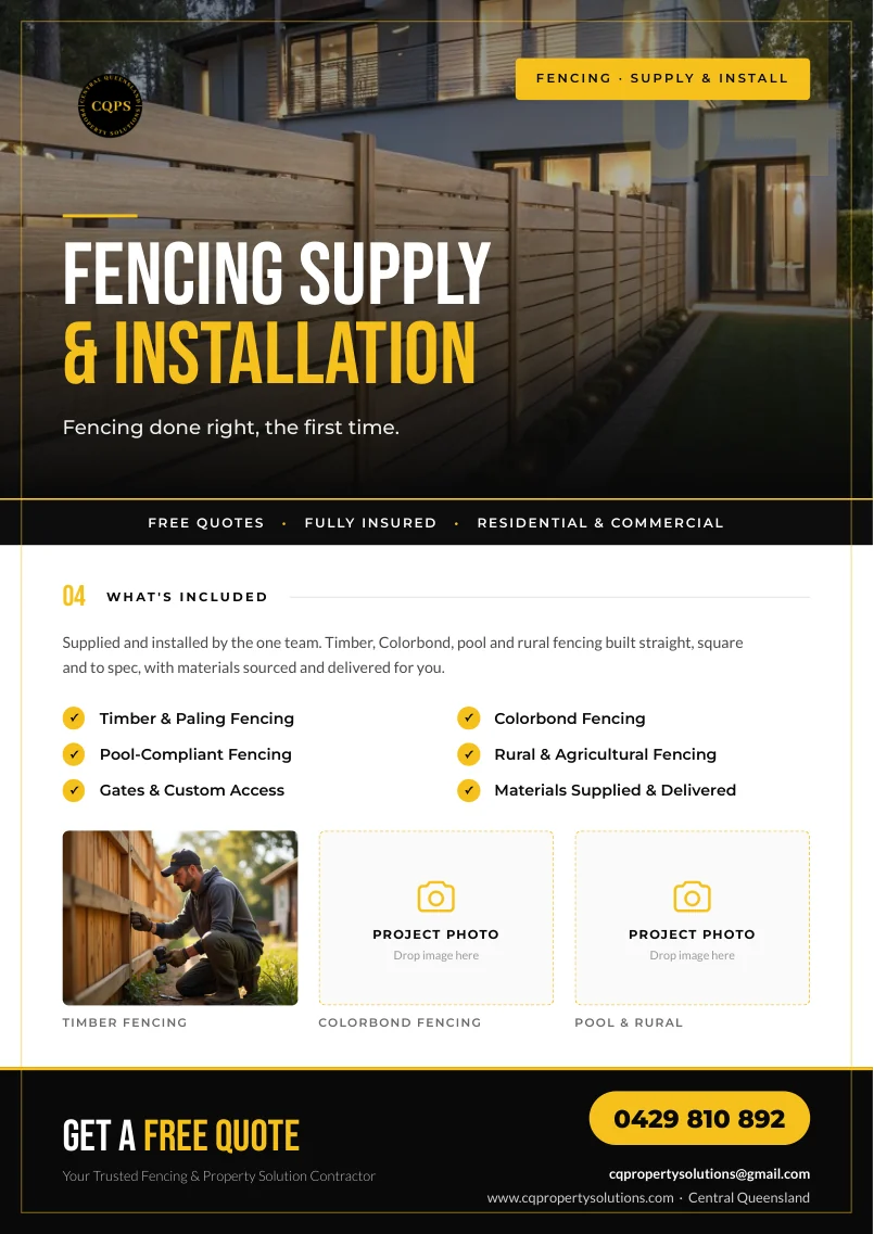 CQPS fencing flyer