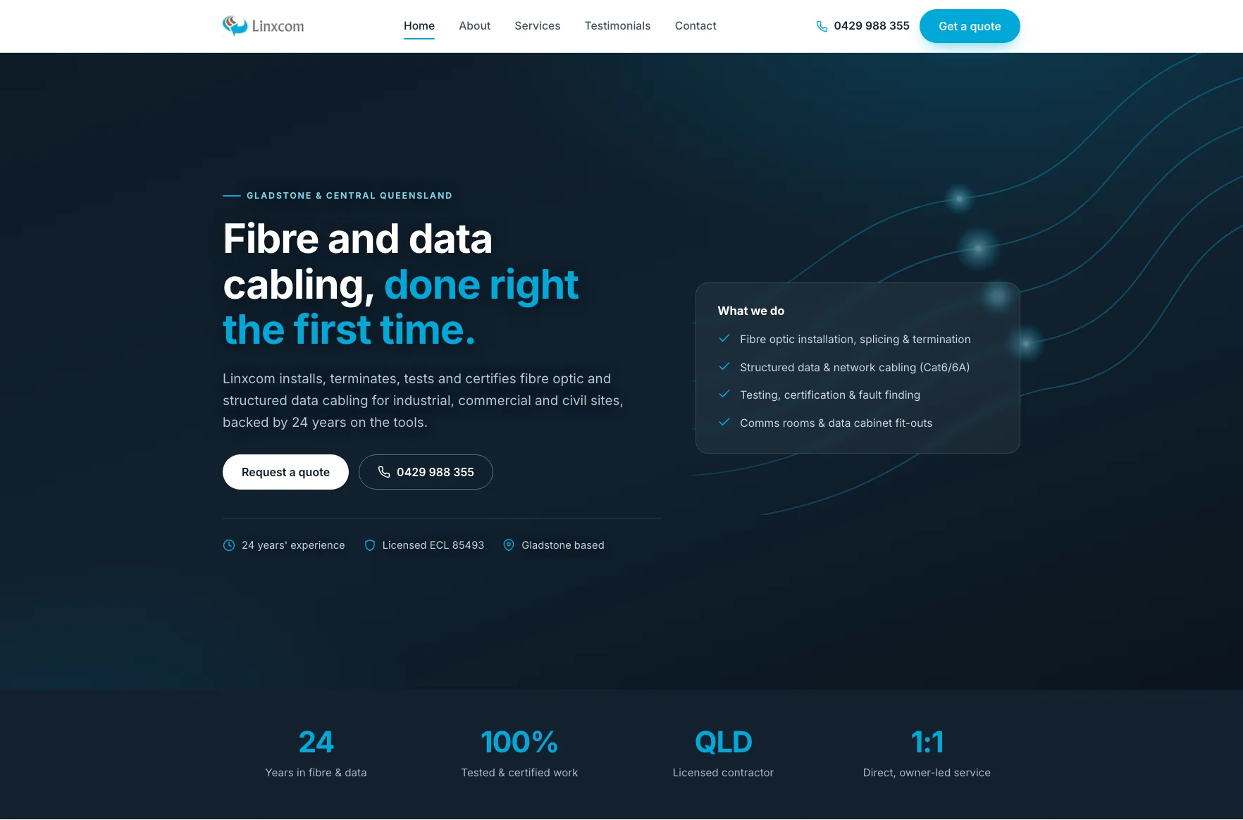 Linxcom website